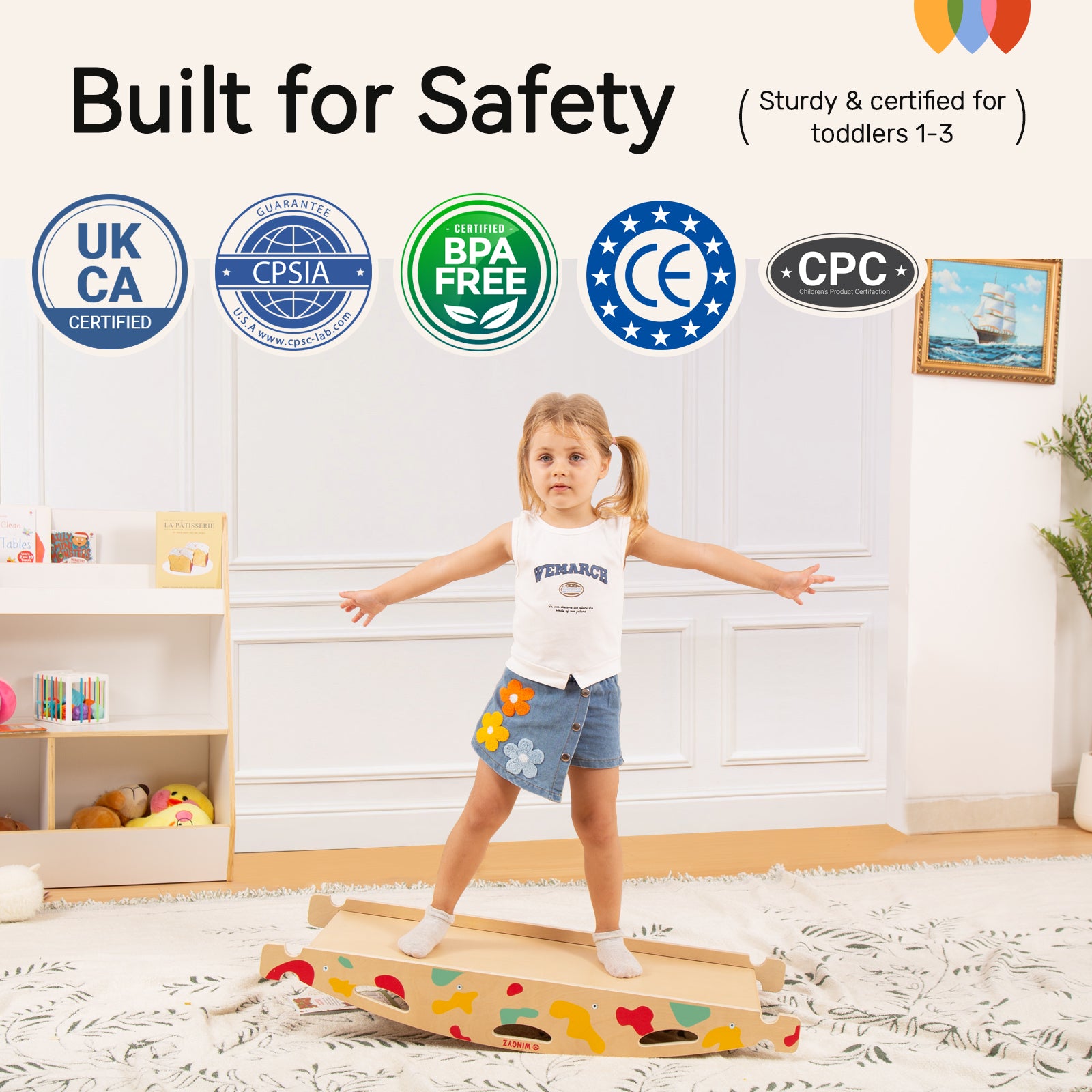 Sweet Time Pikler Triangle Set with Cushion, 8 in 1 Wooden Montessori Climbing Toys, Foldable Indoor Playground Jungle Gym Playsets for Toddler, Baby, Kid