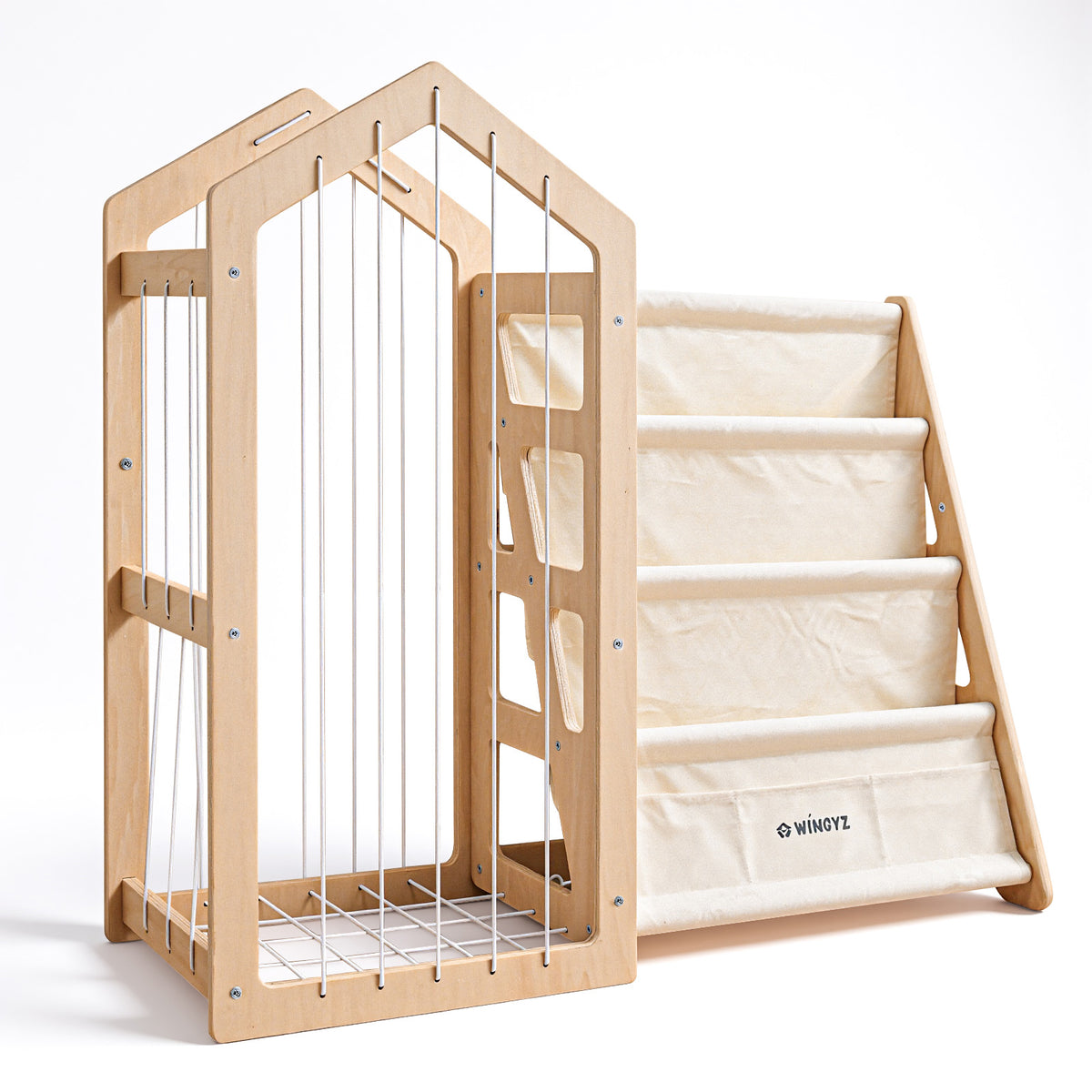 WINGYZ Toy Storage Organizer & Kids Bookshelf