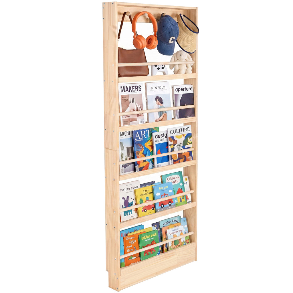 WINGYZ Behind-The-Door Kids Bookshelf