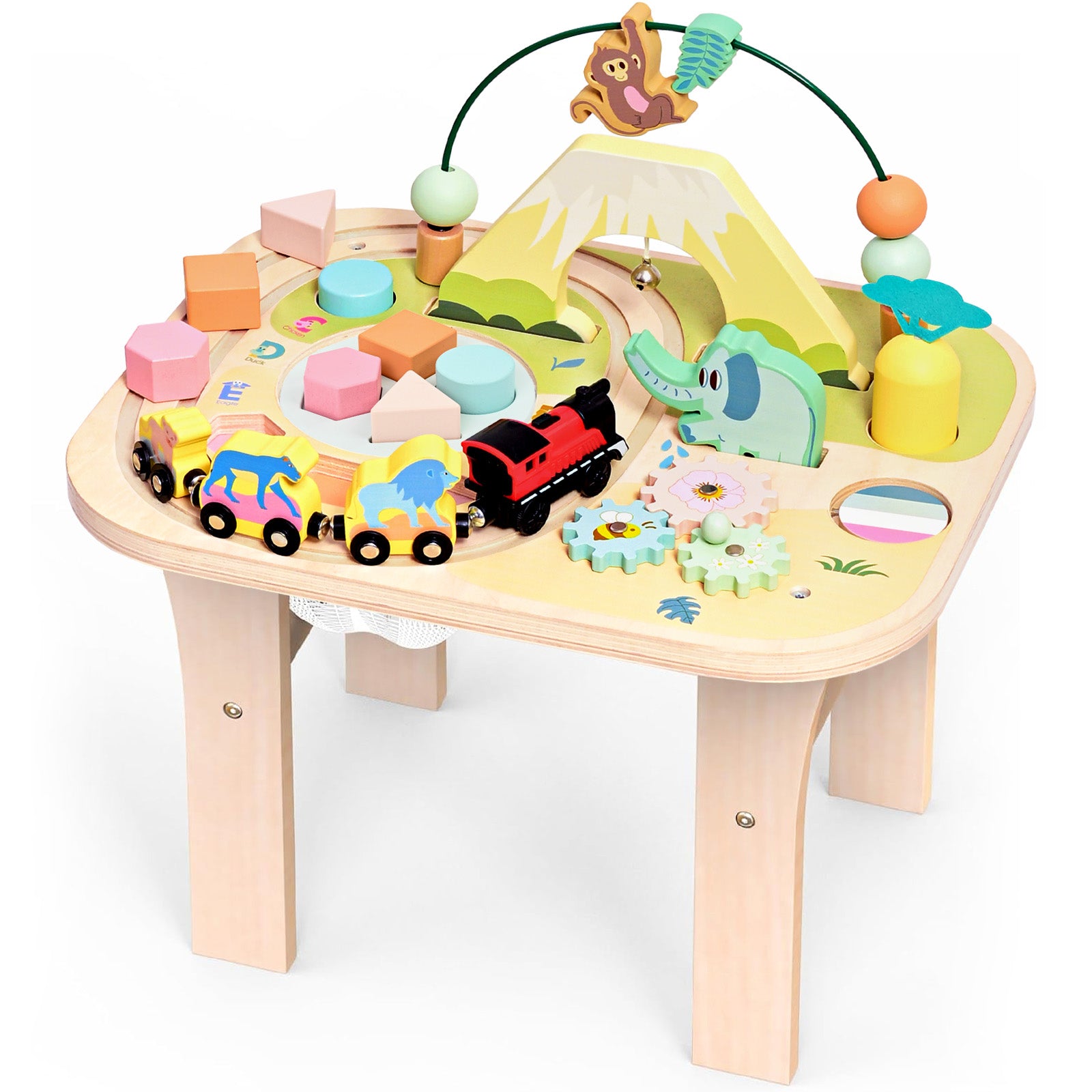 WINGYZ 9-in-1 Morandi-Colored Activity Table