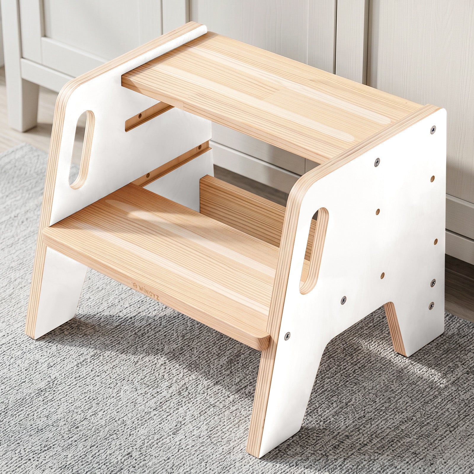 WINGYZ Toddler Step Stool - White