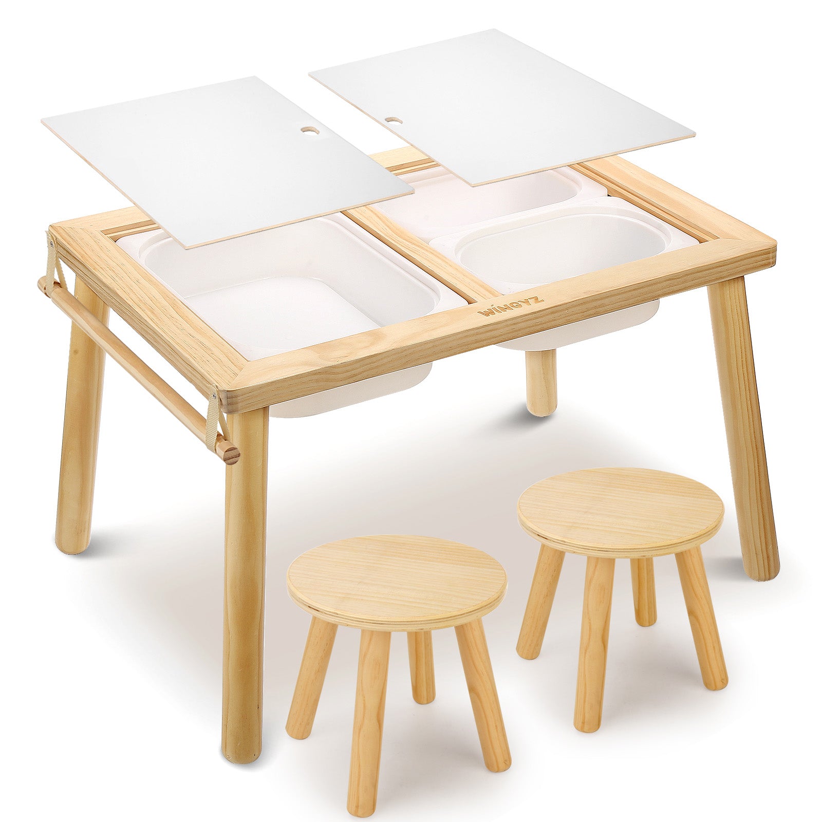 WINGYZ 3-in-1 Kids Sensory Table & Chair Set