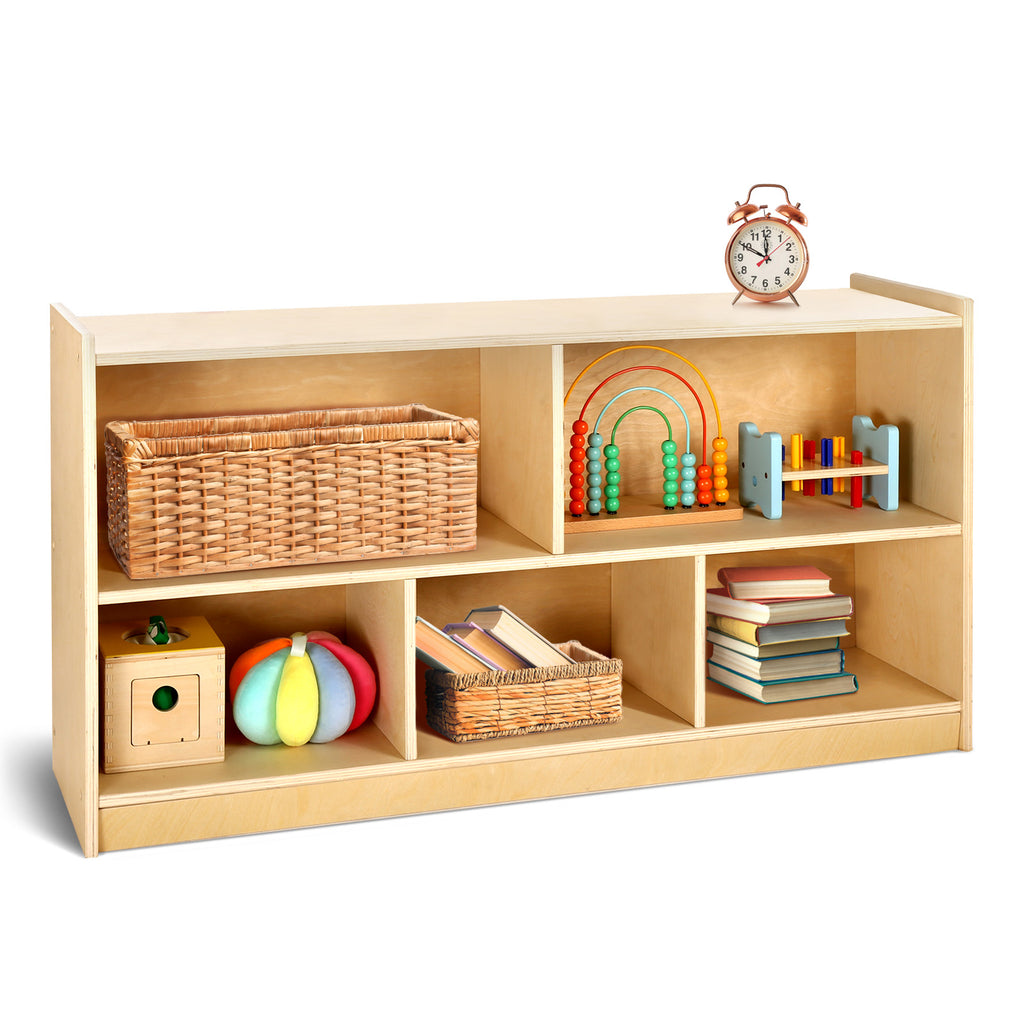 WINGYZ 5-Section Wooden Bookshelf