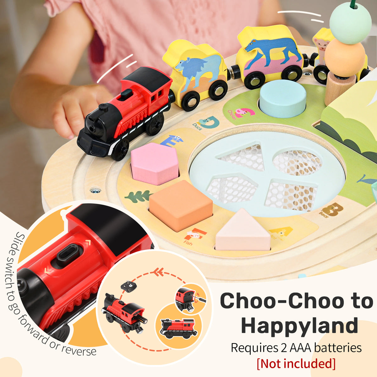 WINGYZ 9-in-1 Morandi-Colored Activity Table