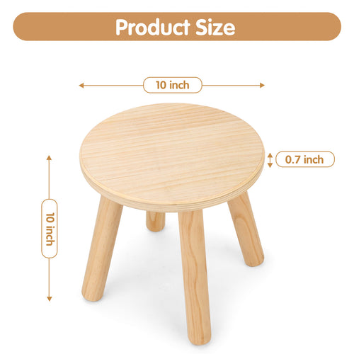 WINGYZ 10 Inch Wooden Step Stools