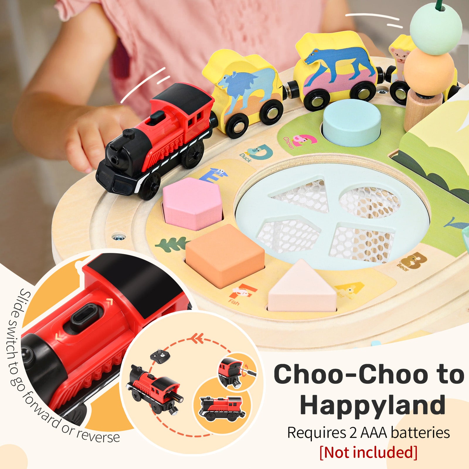 WINGYZ 9-in-1 Morandi-Colored Activity Table