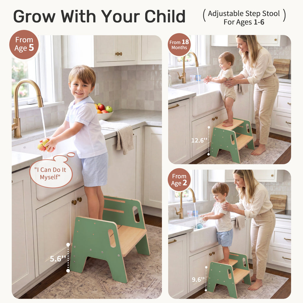 WINGYZ Toddler Step Stool - Green