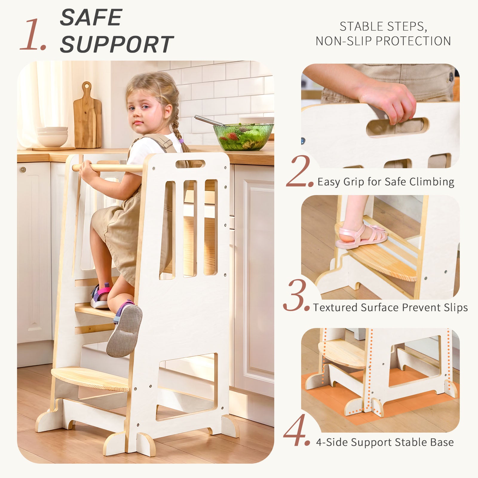 WINGYZ Toddler Tower - White