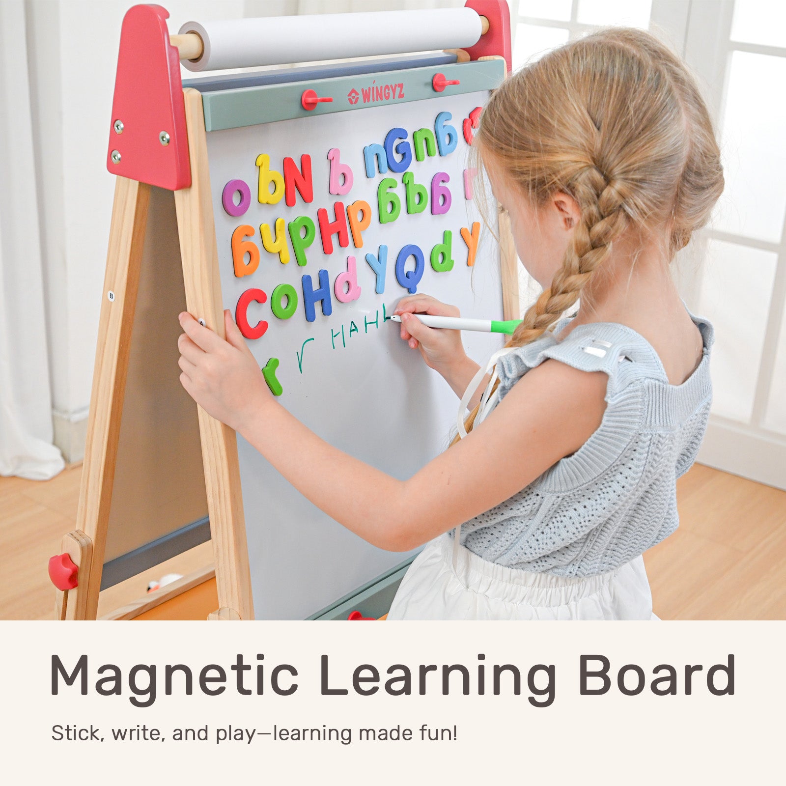 WINGYZ 3-in-1 Art Easel for Kids