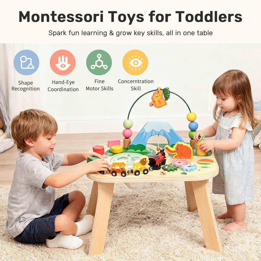 WINGYZ 9-in-1 Multi-Colorful Activity Table
