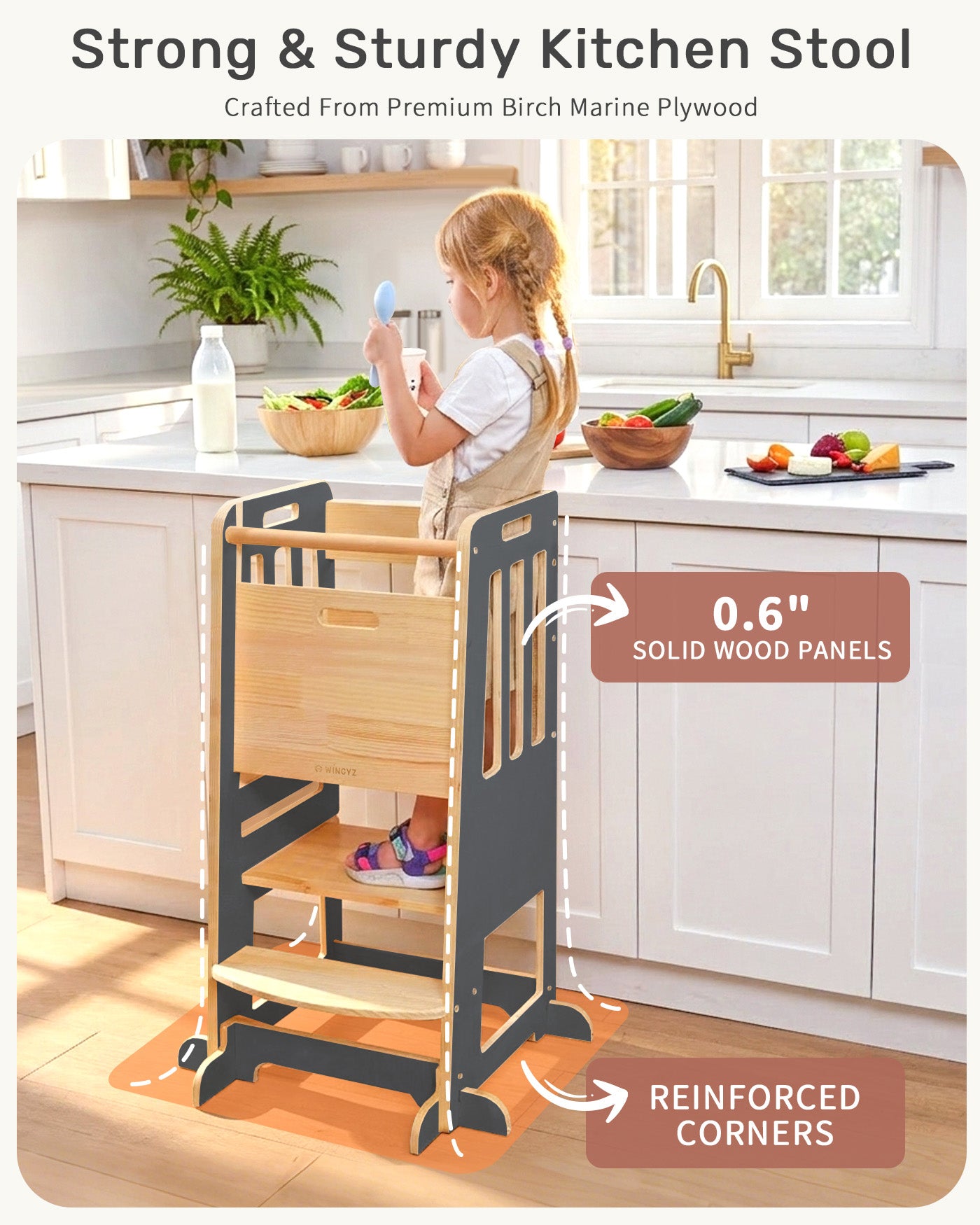 WINGYZ Toddler Tower - Black