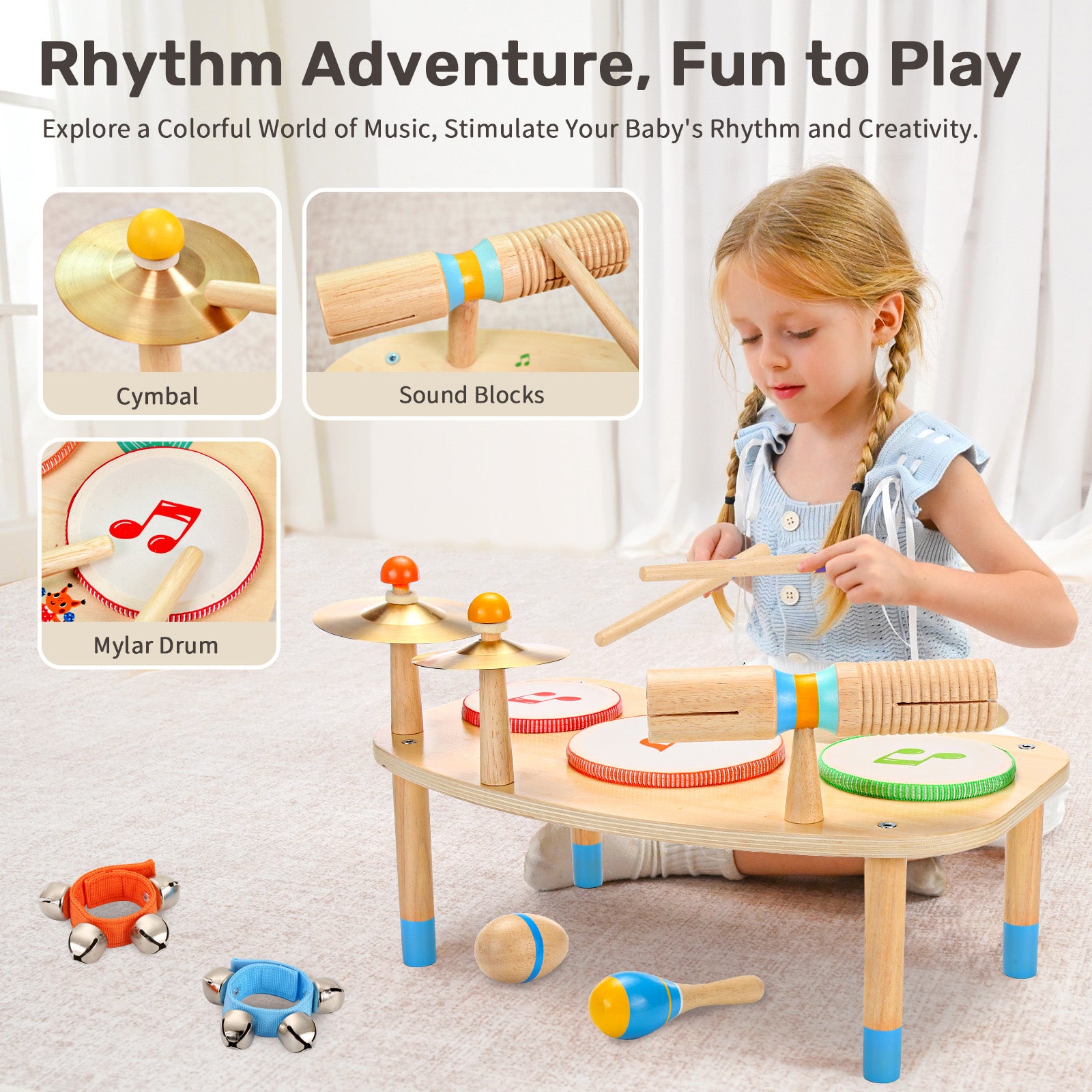 WINGYZ 11-in-1 Toddler Drum Set