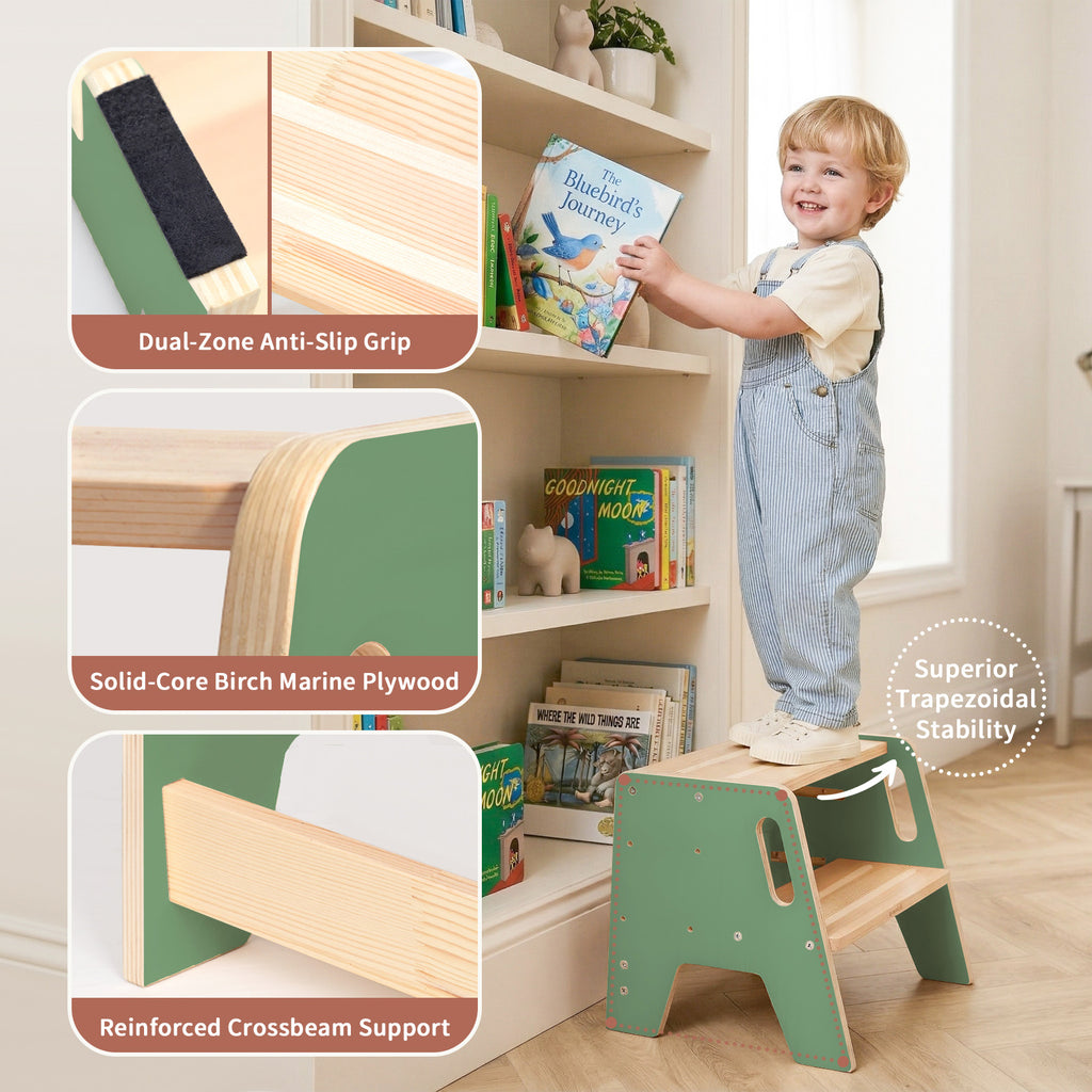 WINGYZ Toddler Step Stool - Green