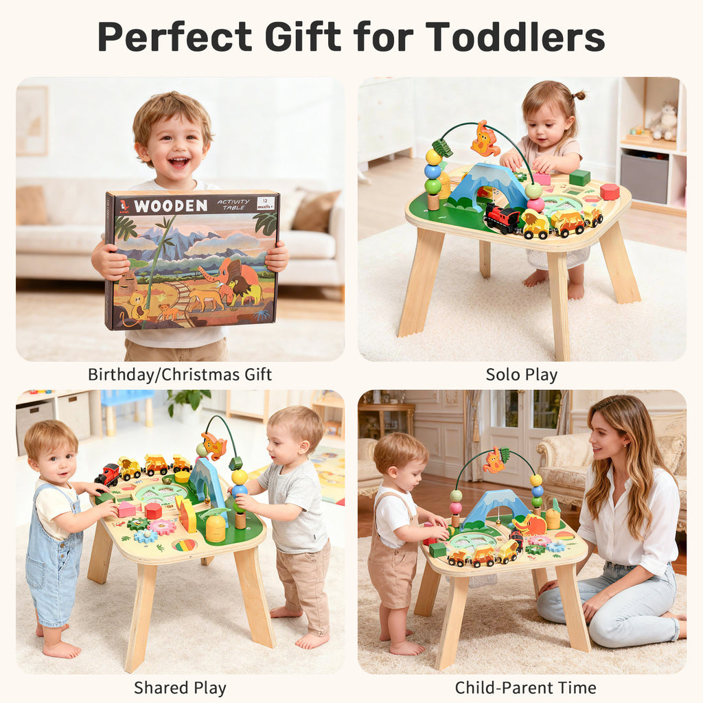 WINGYZ 9-in-1 Multi-Colorful Activity Table