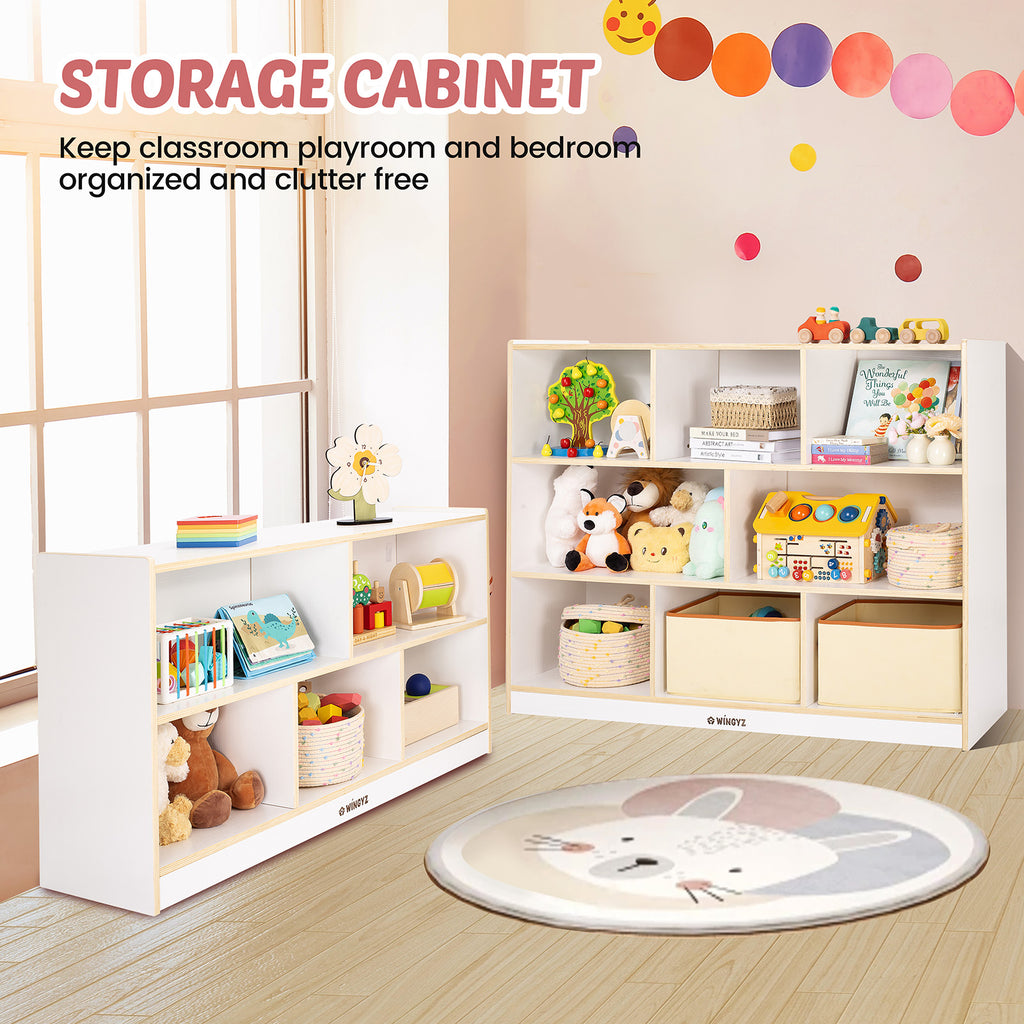 WINGYZ 5-Compartmen Toy Storage Organizer - White