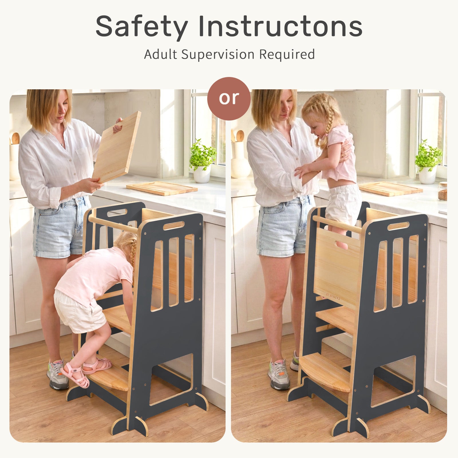 WINGYZ Toddler Tower - Black