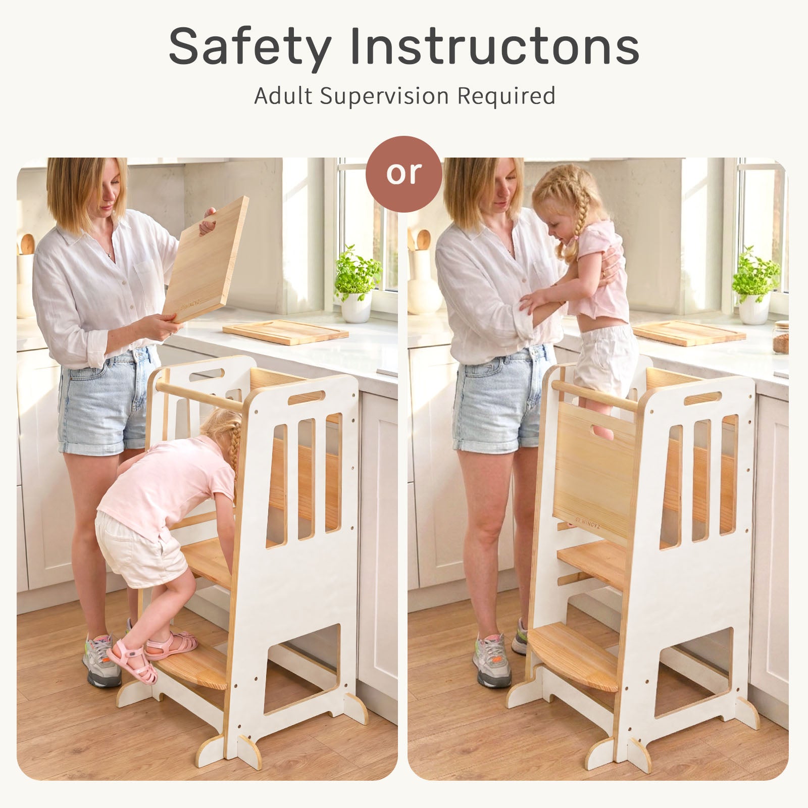 WINGYZ Toddler Tower - White