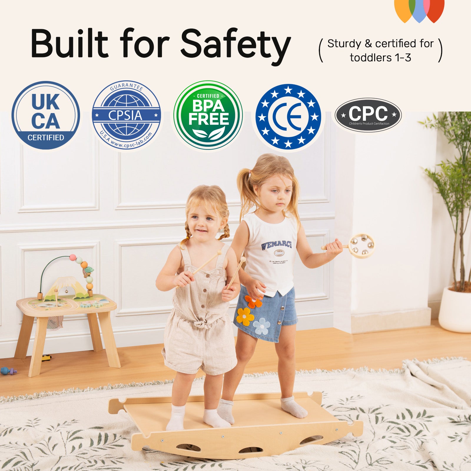 WINGYZ Pikler Triangle 8-in-1 Montessori Climbing Set