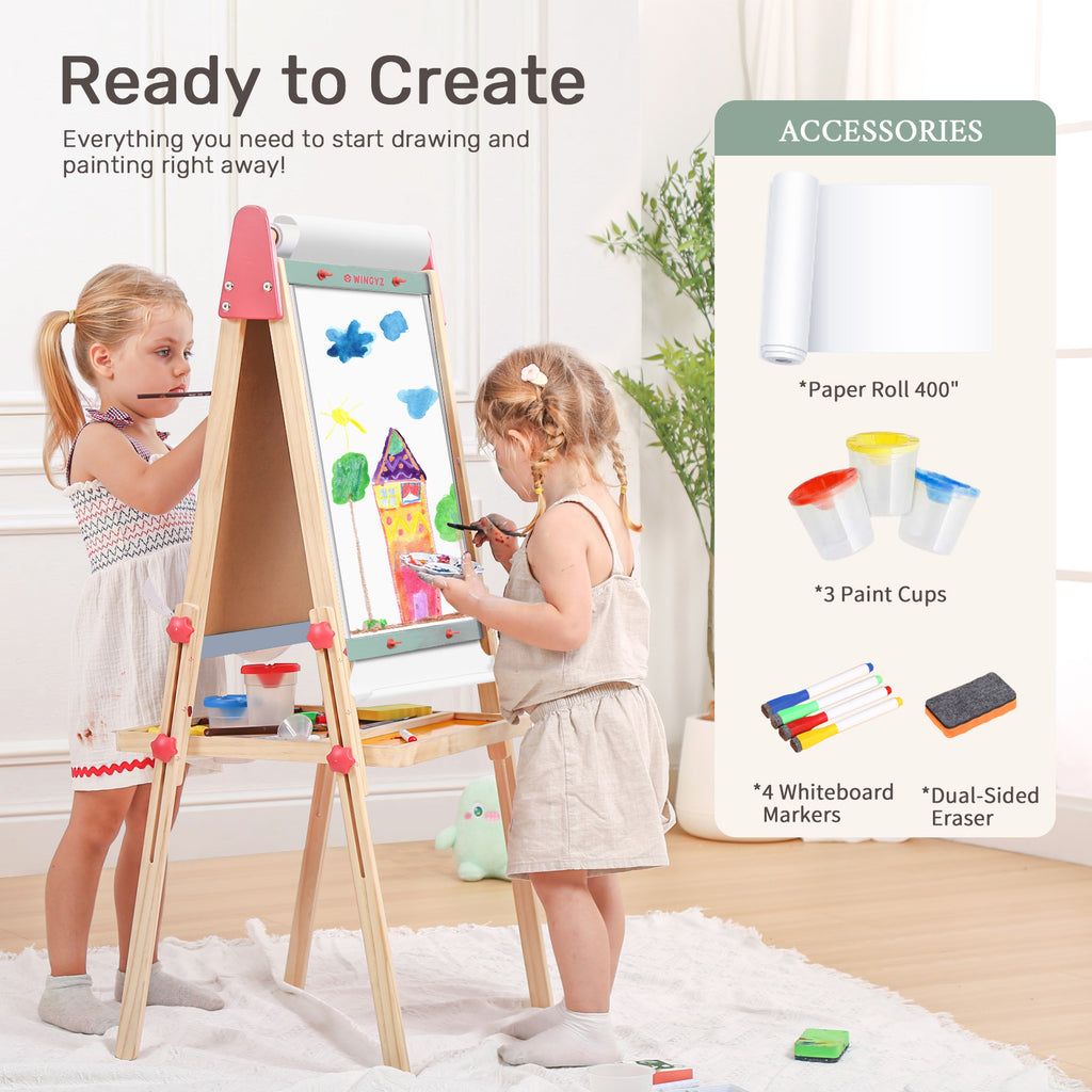WINGYZ 3-in-1 Art Easel for Kids