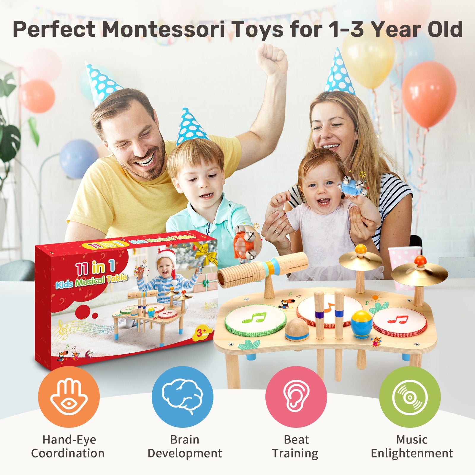 WINGYZ 11-in-1 Toddler Drum Set