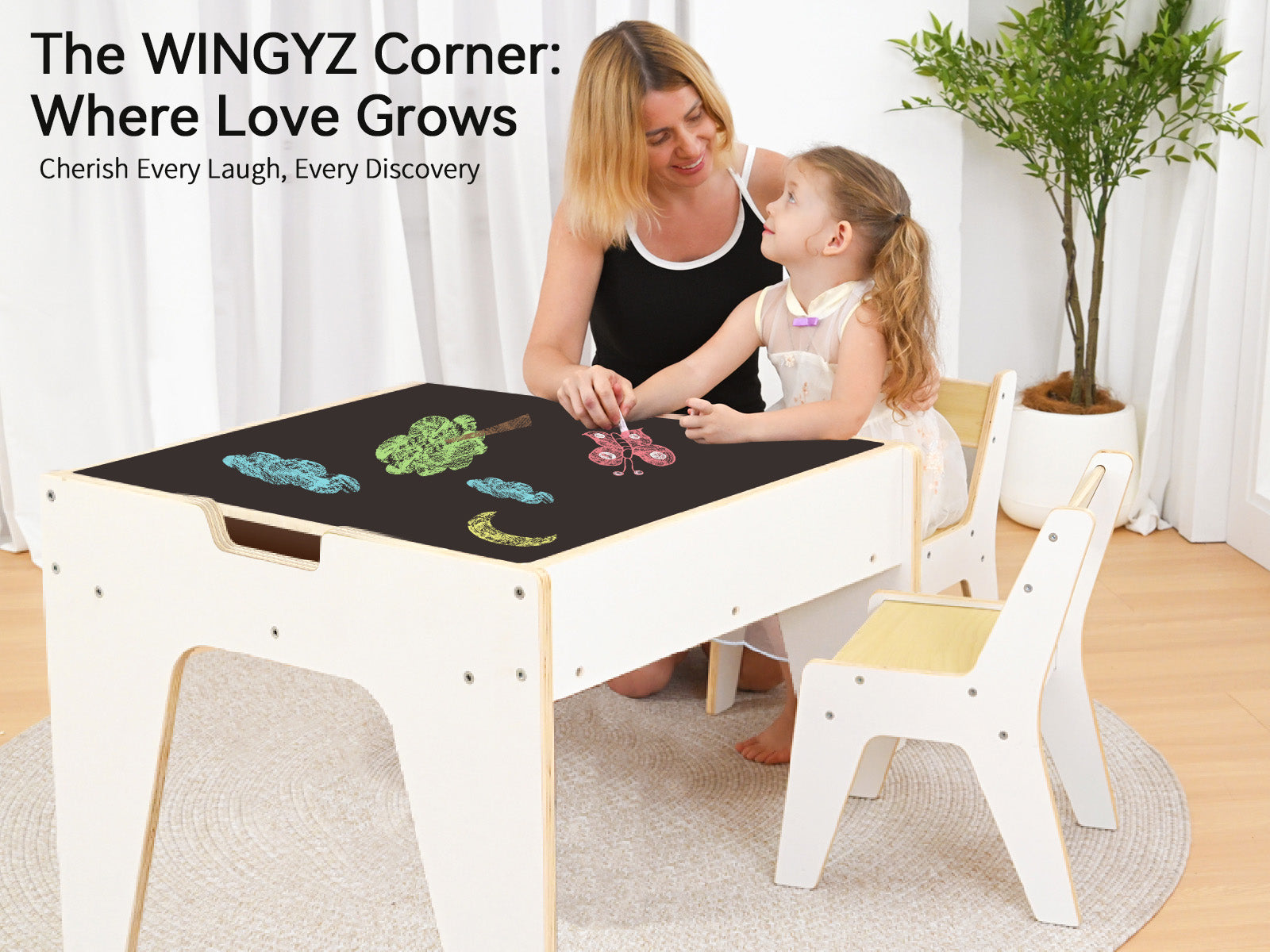 WINGYZ 4-in-1  Activity Table & Chair Set