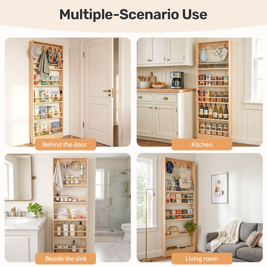 WINGYZ Behind-The-Door Kids Bookshelf