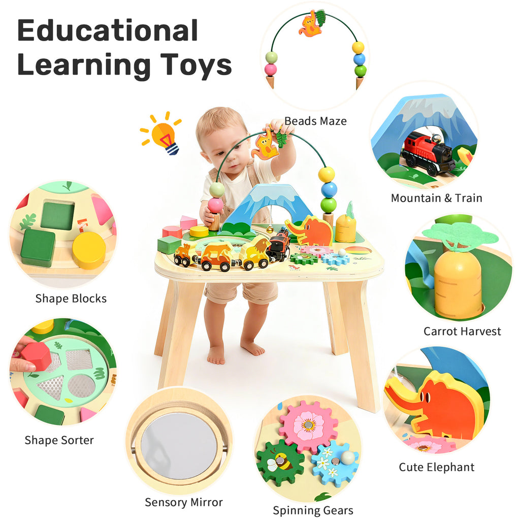 WINGYZ 9-in-1 Multi-Colorful Activity Table
