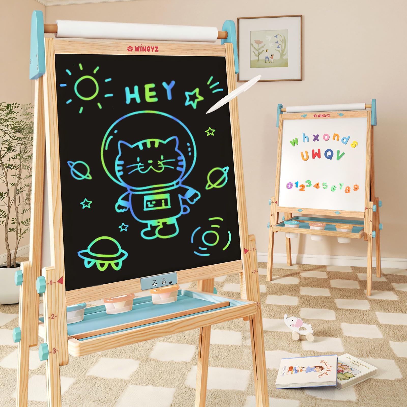 WINGYZ 3-in-1 Art Easel for Kids