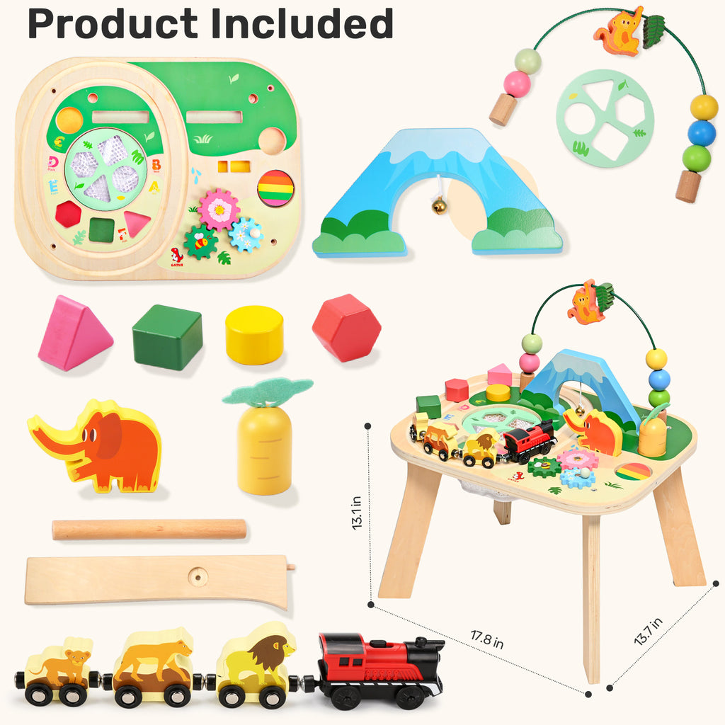 WINGYZ 9-in-1 Multi-Colorful Activity Table