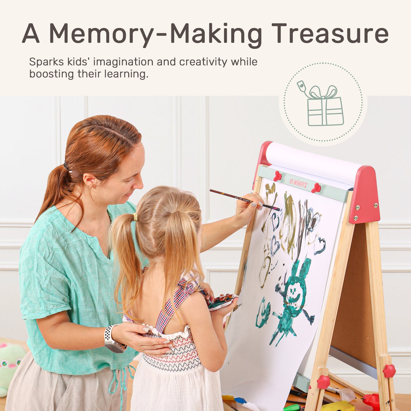 WINGYZ 3-in-1 Art Easel for Kids