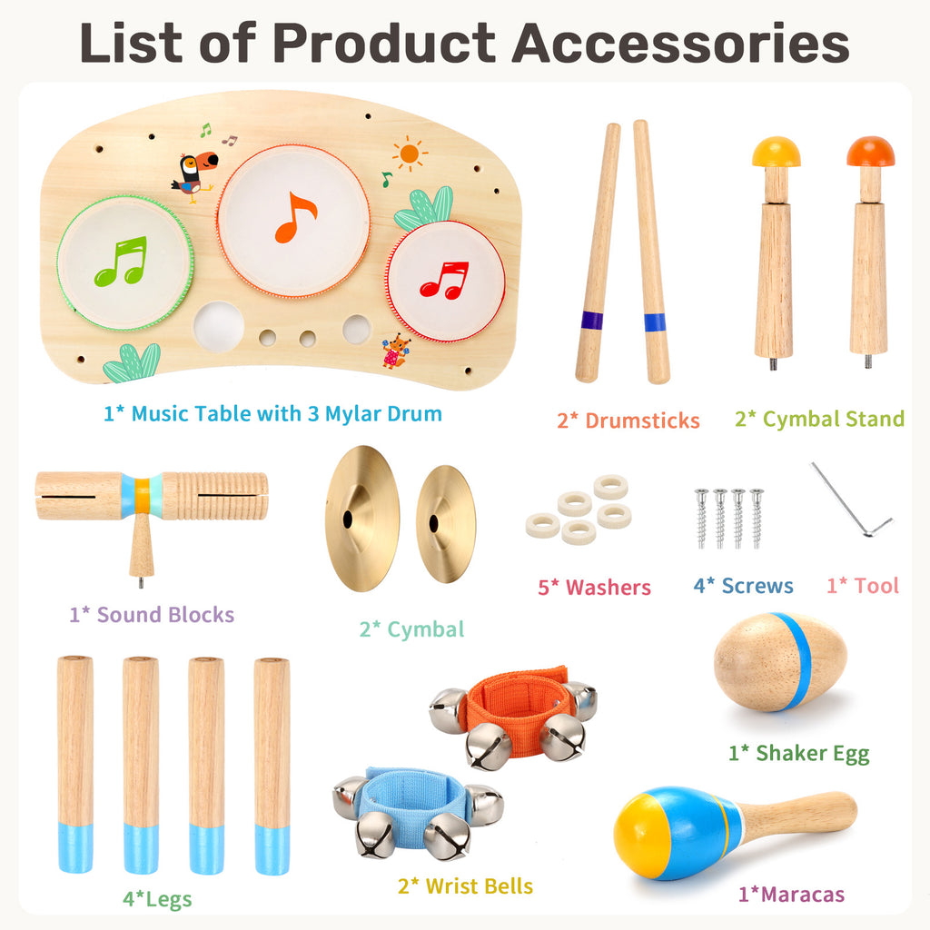 WINGYZ 11-in-1 Toddler Drum Set