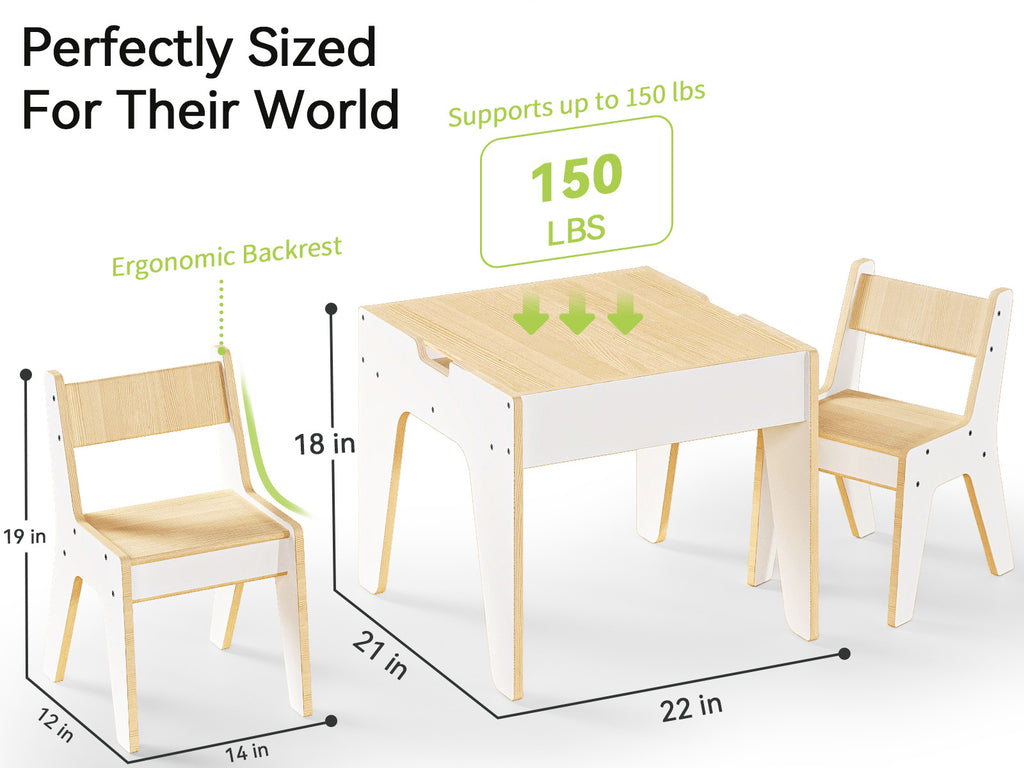 WINGYZ 4-in-1  Activity Table & Chair Set