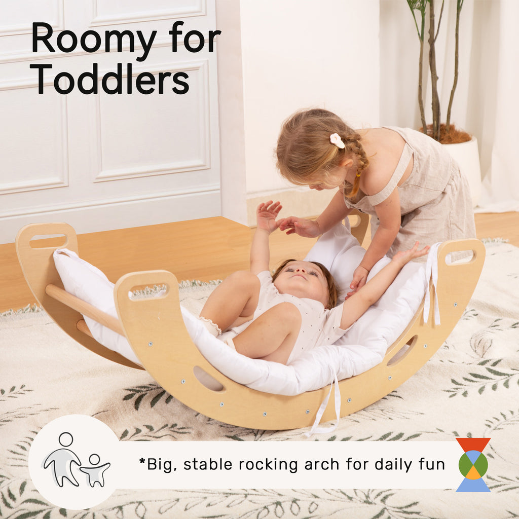 WINGYZ Pikler Triangle 8-in-1 Montessori Climbing Set
