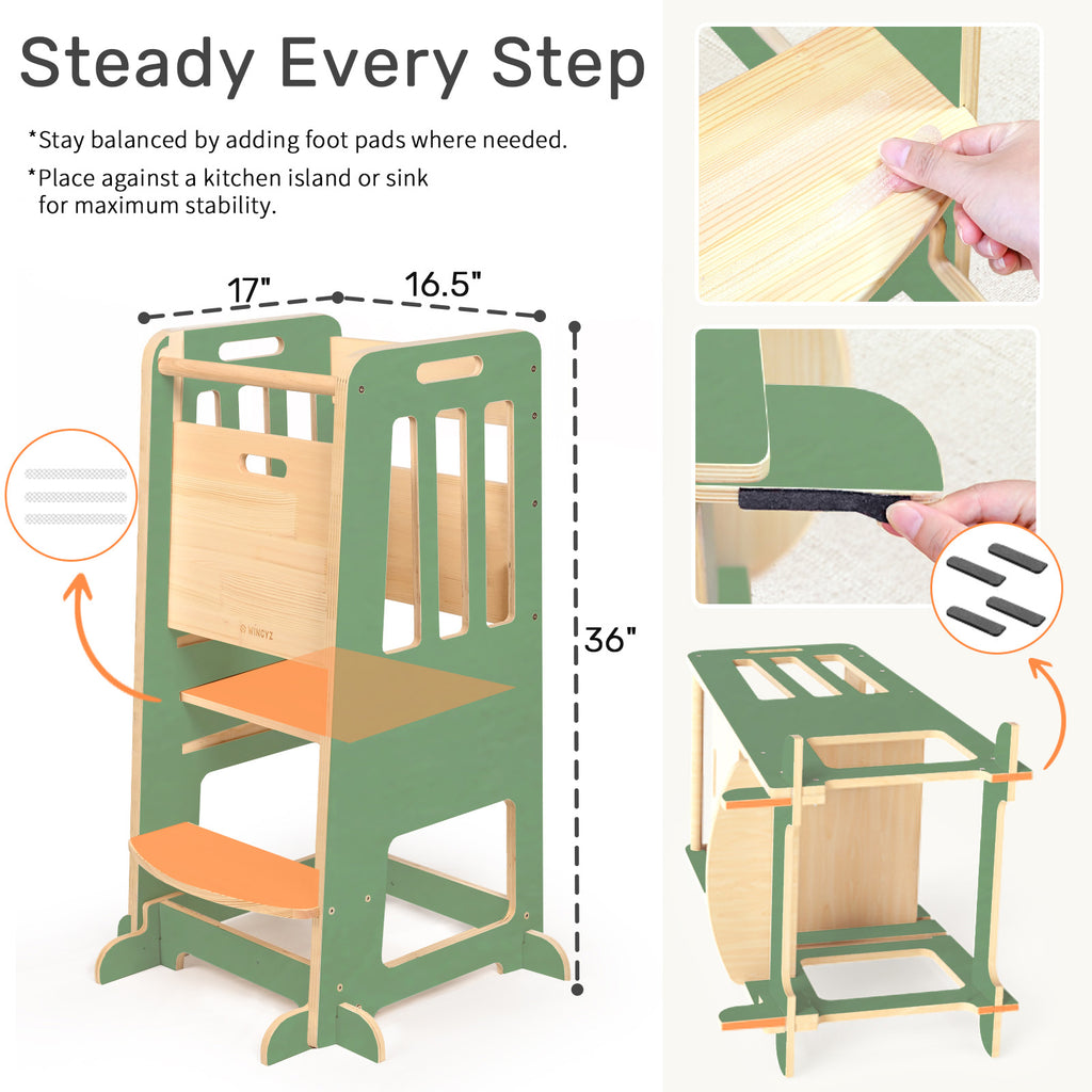 WINGYZ Toddler Tower - Green