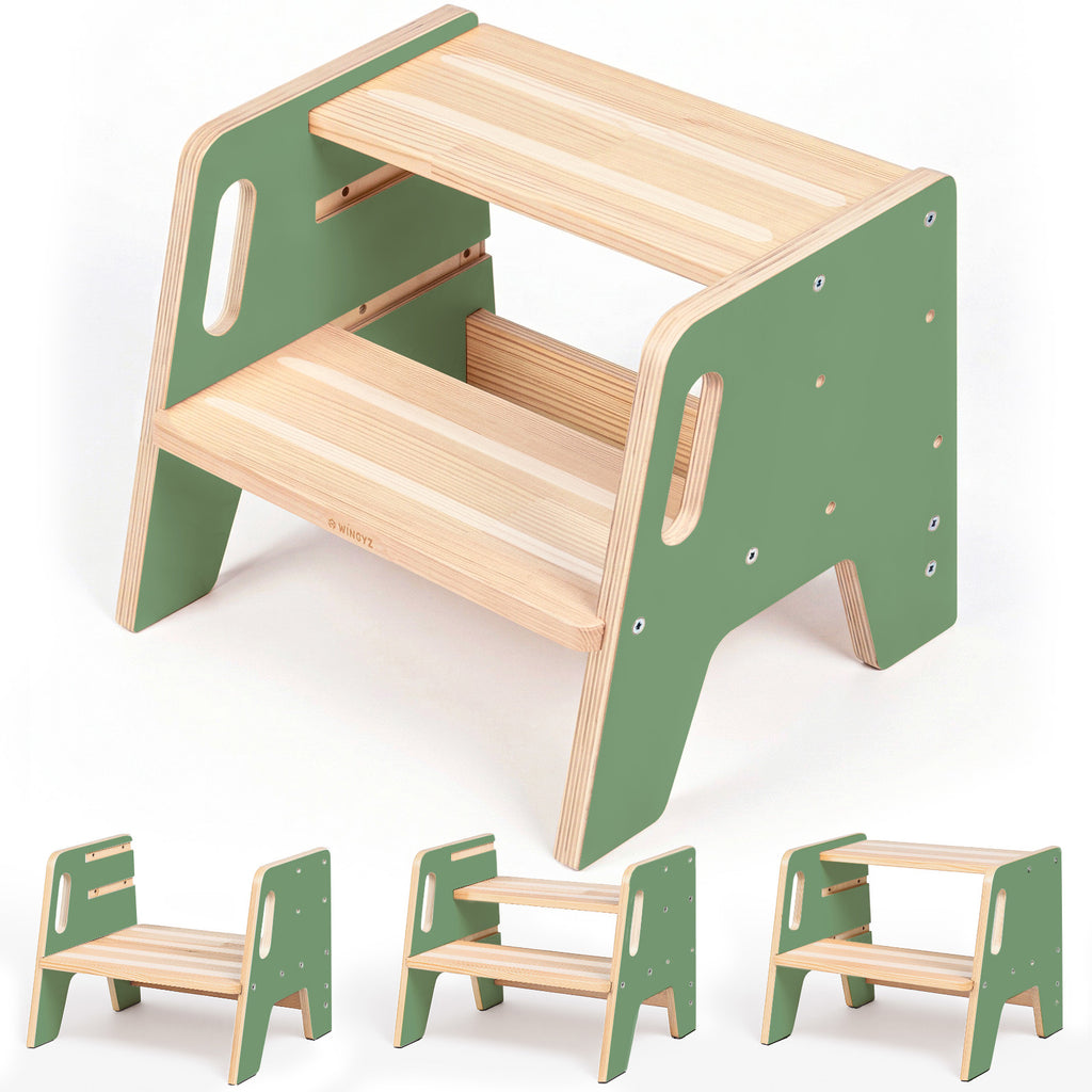 WINGYZ Toddler Step Stool - Green